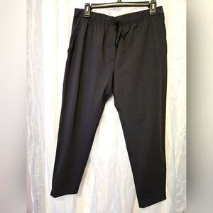 Black Lululemon On The Fly Joggers